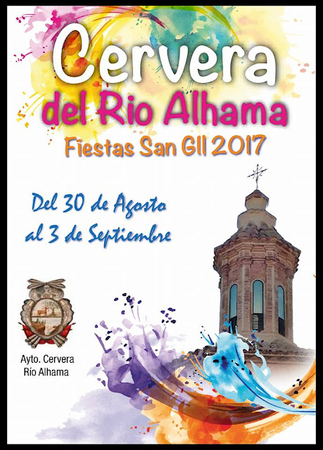 Fiestas en honor de San Gil 2017 Cervera del Río Alhama